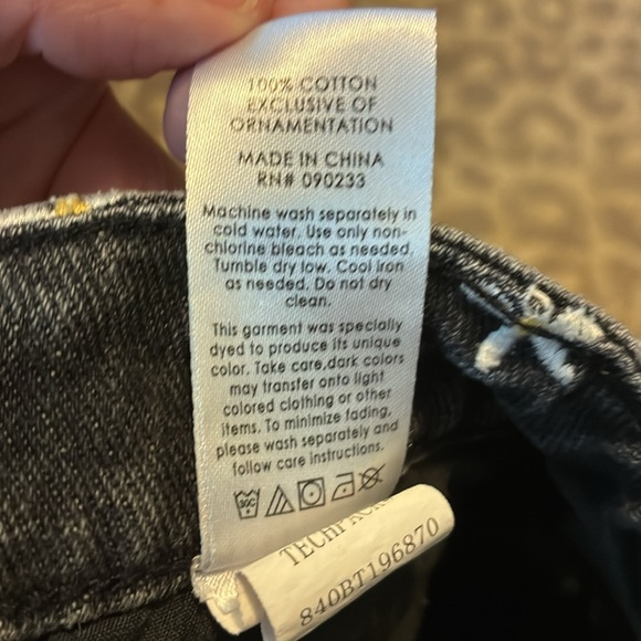 PACSUN Black Daisy 5-Pocket Skirt Size 26 - Picture 8 of 8